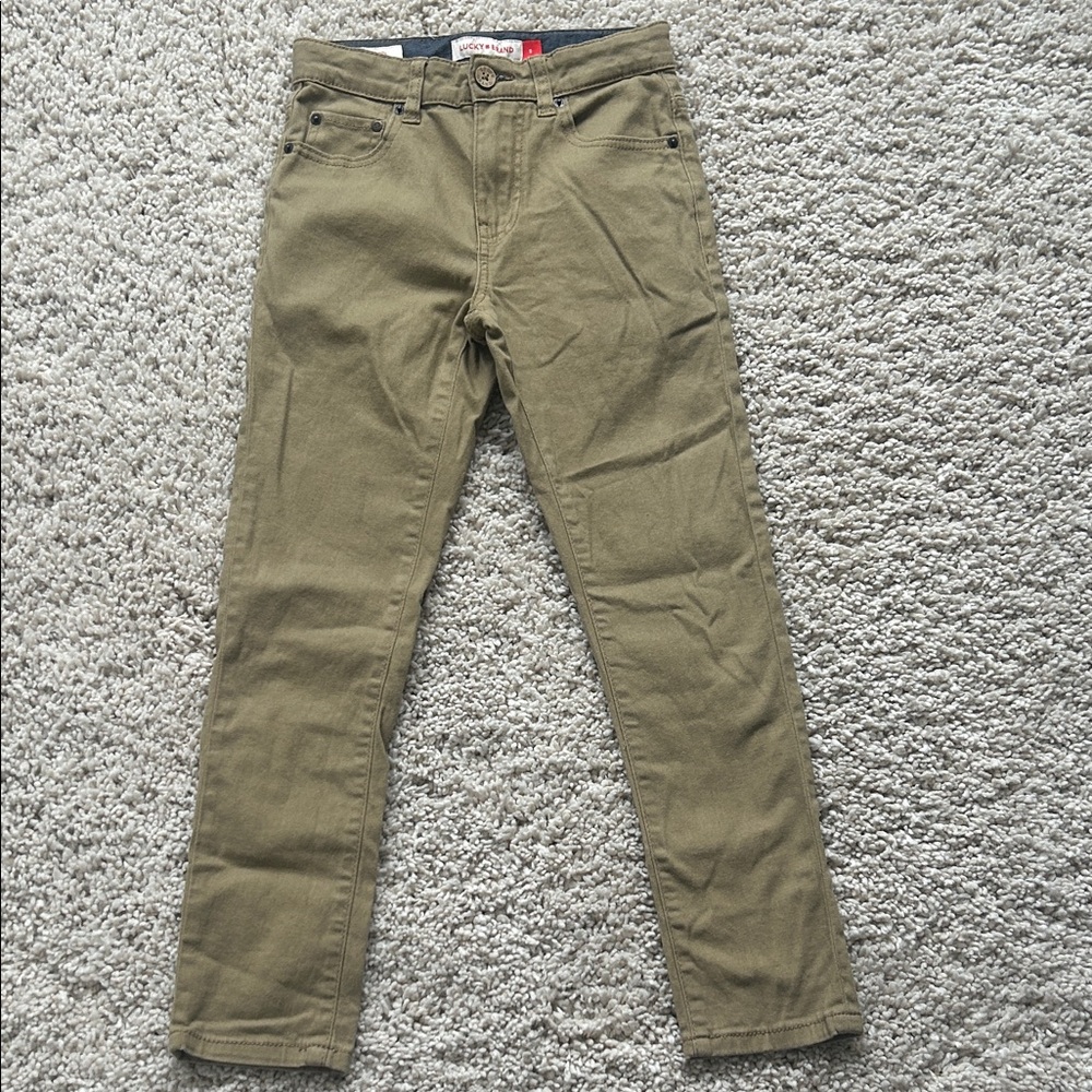 Lucky Brand Tan Skinny Stretch Pants